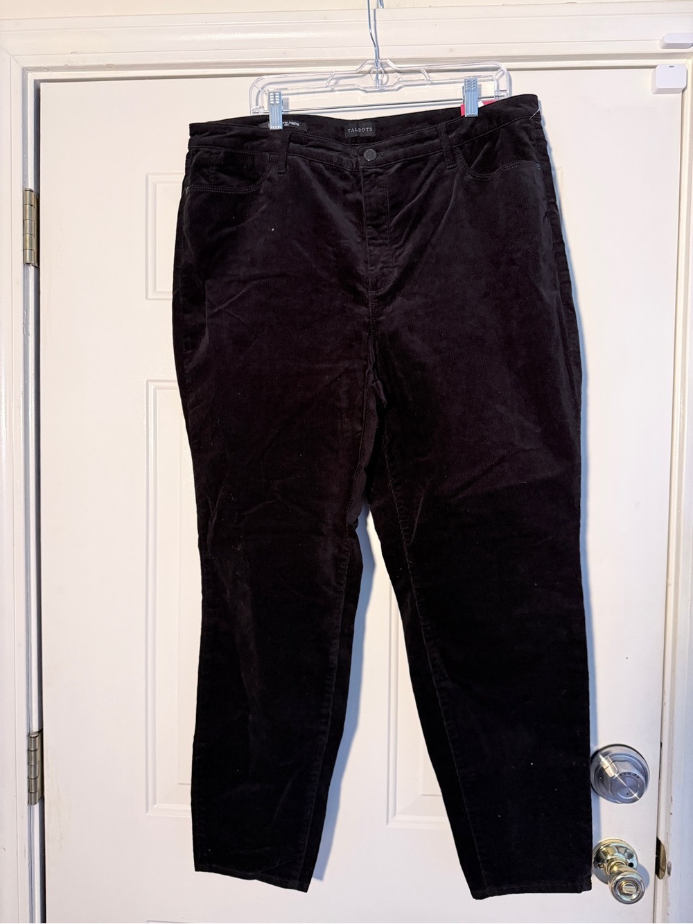 Talbots Black CorduroyJeggings Sz 18.‎ NWT